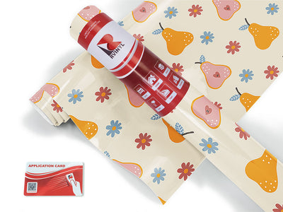 floral ambrosia fruit Craft Vinyl Roll