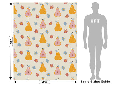 Floral Ambrosia Fruit Vehicle Wrap Scale~Rwraps Series 914 Floral Ambrosia Fruit Measurements~1