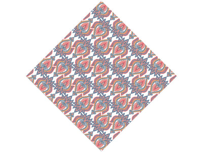 Floral Centerpiece Art Deco Vinyl Wrap Pattern