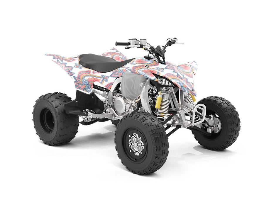 Floral Centerpiece Art Deco ATV Wrapping Vinyl