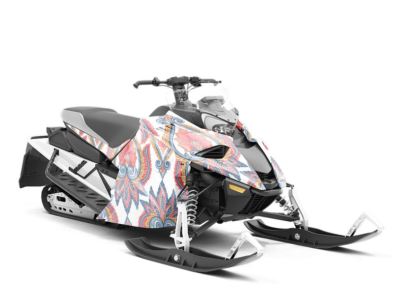 Floral Centerpiece Art Deco Custom Wrapped Snowmobile