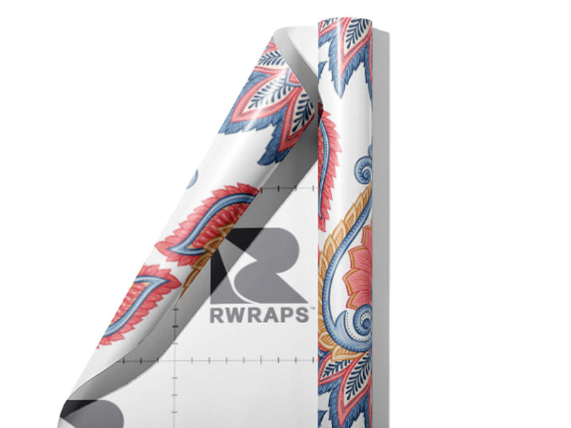 Floral Centerpiece Art Deco Wrap Film Sheets~Rwraps Series 914 Floral Centerpiece Art Deco Scrolled Sheet~3
