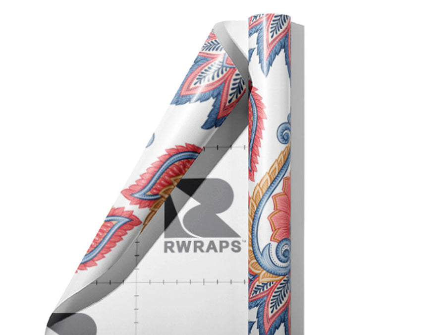 Floral Centerpiece Art Deco Wrap Film Sheets~Rwraps Series 914 Floral Centerpiece Art Deco Scrolled Sheet~3
