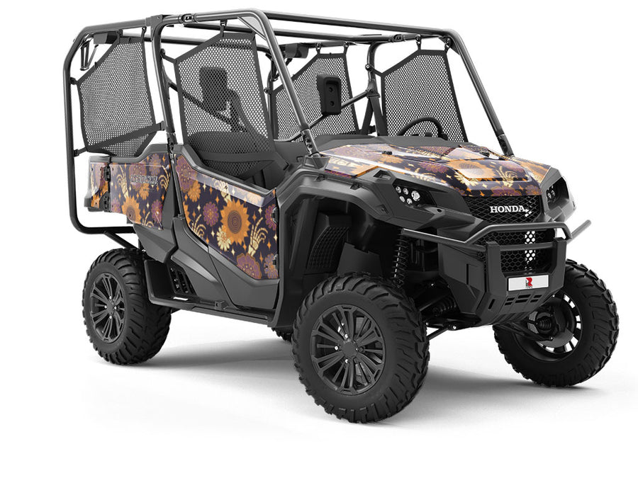 Floral Fingers Halloween Utility Vehicle Vinyl Wrap
