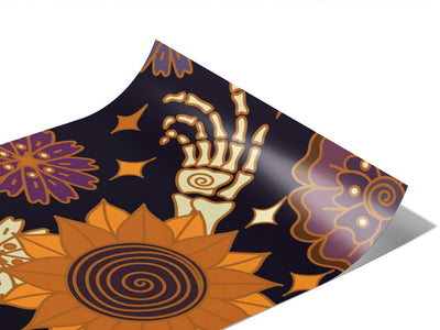Floral Fingers Halloween Vinyl Wraps~Rwraps Series 914 Digitally Printed Vinyl Wrap~0