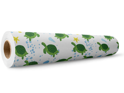 Floral Shells Marine Life Wrap Film Wholesale Roll~Rwraps Series 914 Digitally Printed Vinyl Roll~5