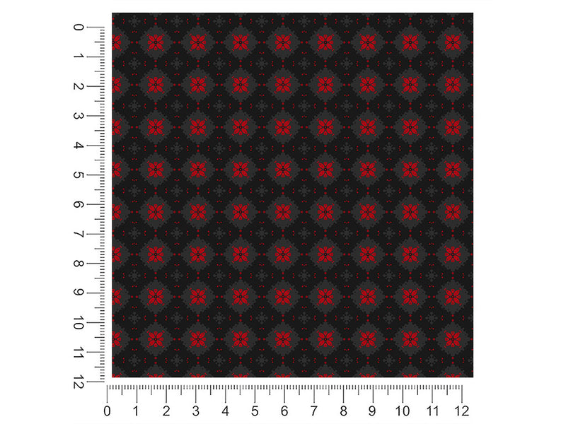 floral temptation gothic 1ft x 1ft Craft Sheets