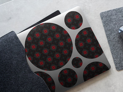 floral temptation gothic DIY Laptop Stickers