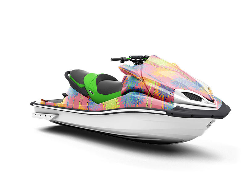 Florida Heat Polka Dot Jet Ski Vinyl Customized Wrap