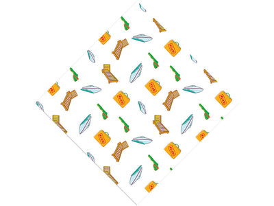 Florida Vacation Americana Vinyl Wrap Pattern