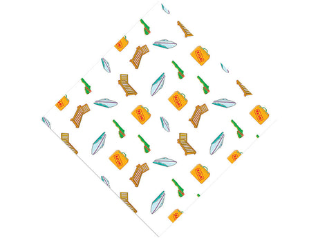 Florida Vacation Americana Vinyl Wrap Pattern