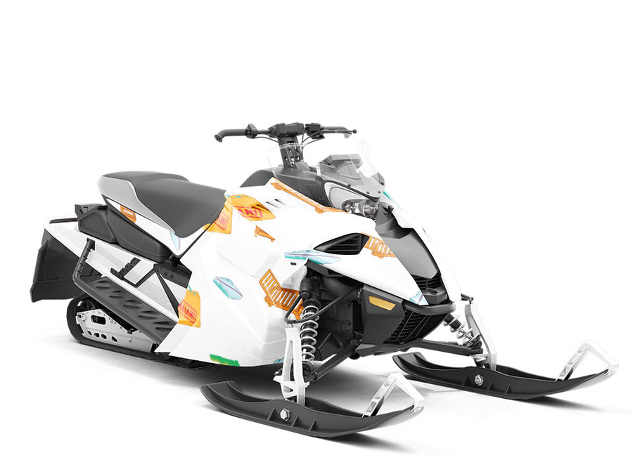 Florida Vacation Americana Custom Wrapped Snowmobile