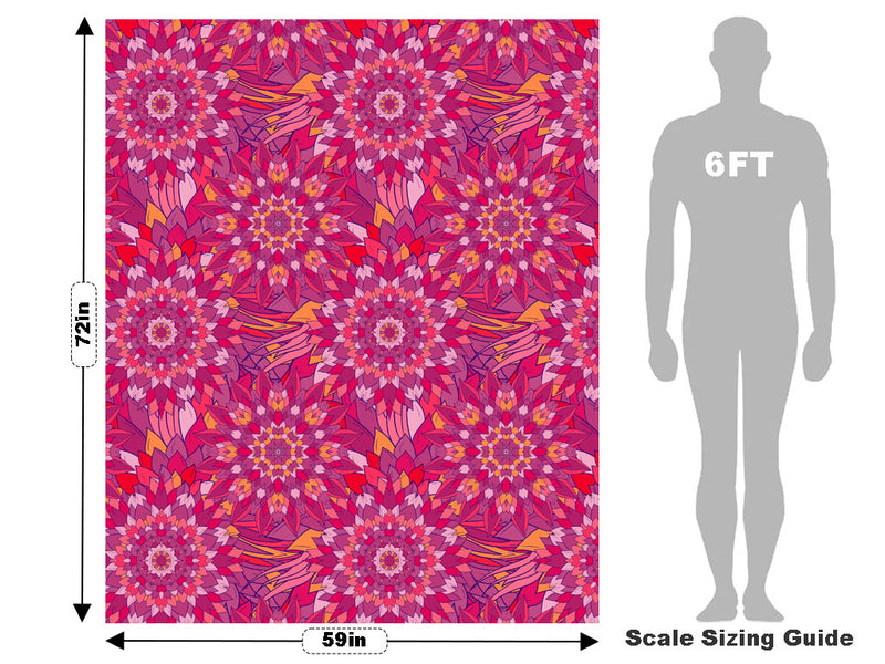 Flower Ball Floral Vehicle Wrap Scale~Rwraps Series 914 Flower Ball Floral Measurements~1