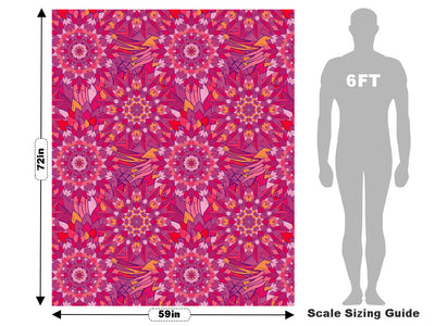 Flower Ball Floral Vehicle Wrap Scale~Rwraps Series 914 Flower Ball Floral Measurements~1