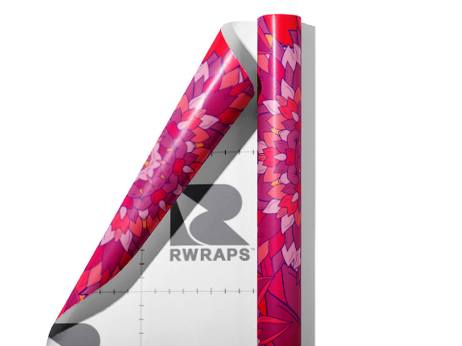 Flower Ball Floral Wrap Film Sheets~Rwraps Series 914 Flower Ball Floral Scrolled Sheet~3