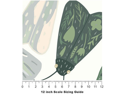 Flower Child Bug Vinyl Film Pattern Size 12 inch Scale~Rwraps Flower Child Bug Sizing Chart~2
