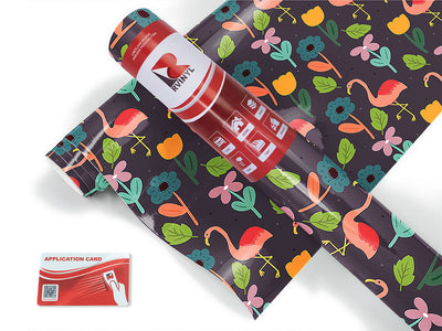 flower fun bird Craft Vinyl Roll