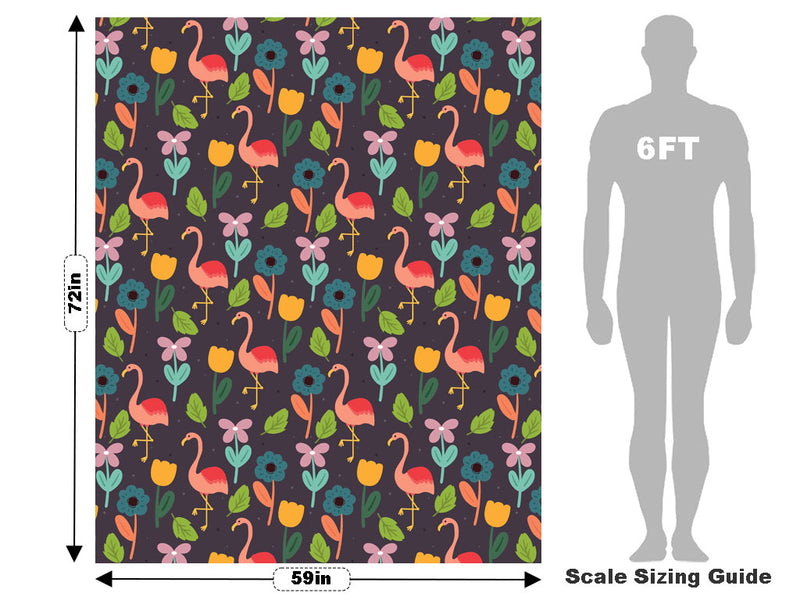 Flower Fun Birds Vehicle Wrap Scale~Rwraps Series 914 Flower Fun Birds Measurements~1