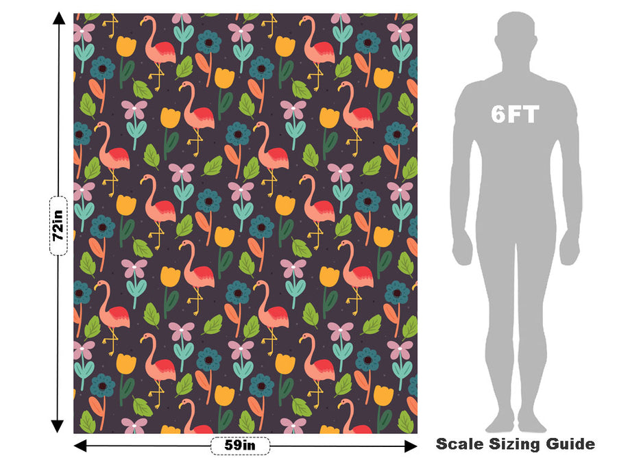 Flower Fun Birds Vehicle Wrap Scale~Rwraps Series 914 Flower Fun Birds Measurements~1
