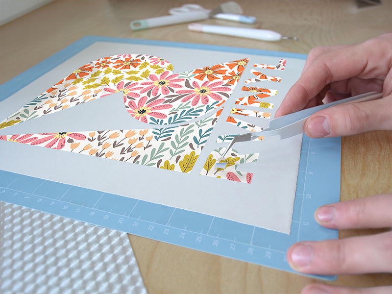 flower power floral Easy Weed Craft Vinyl