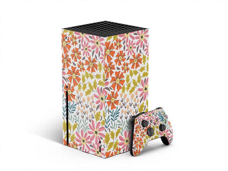 flower power floral XBOX DIY Decal