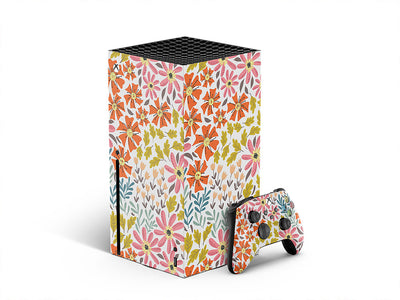flower power floral XBOX DIY Decal