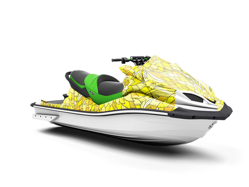 Flower Talk Floral Jet Ski Vinyl Customized Wrap