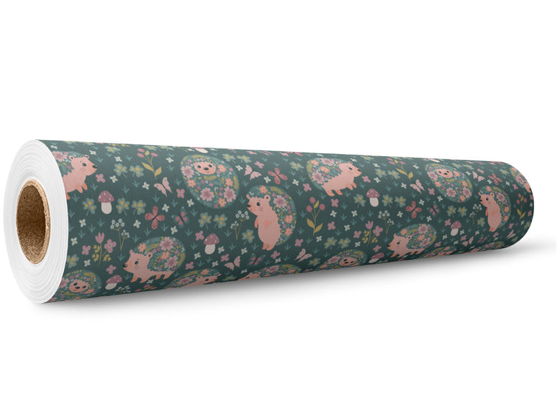 Flowery Friends Animal Wrap Film Wholesale Roll~Rwraps Series 914 Digitally Printed Vinyl Roll~5