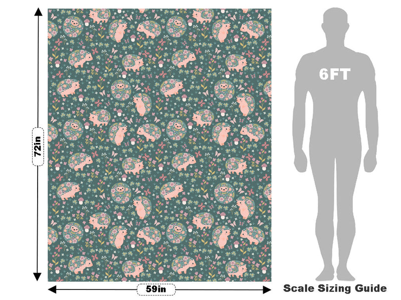 Flowery Friends Animal Vehicle Wrap Scale~Rwraps Series 914 Flowery Friends Animal Measurements~1