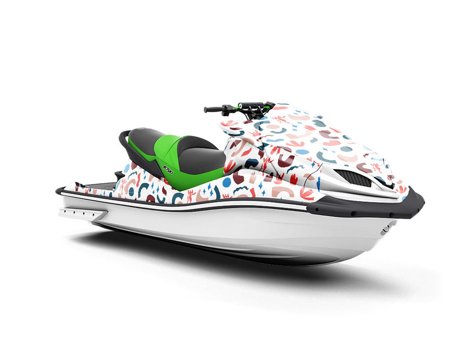 Flowing Blouse Abstract Jet Ski Vinyl Customized Wrap