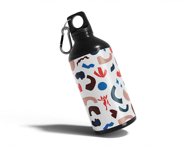 flowing blouse abstract geometric Water Bottle DIY Stickers