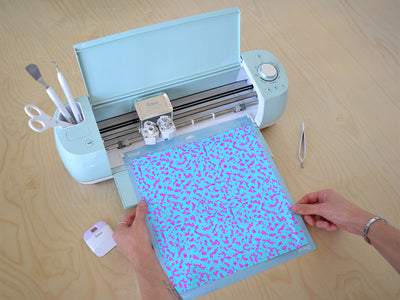 fluorescent explosion pixel Cricut Compatible Vinyl
