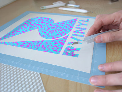fluorescent explosion pixel Easy Weed Craft Vinyl