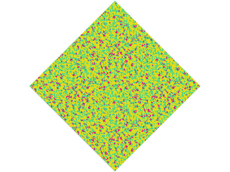 Fluorescent Signage Pixel Vinyl Wrap Pattern