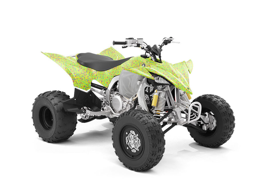 Fluorescent Signage Pixel ATV Wrapping Vinyl