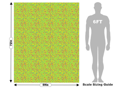 Fluorescent Signage Pixel Vehicle Wrap Scale~Rwraps Series 914 Fluorescent Signage Pixel Measurements~1