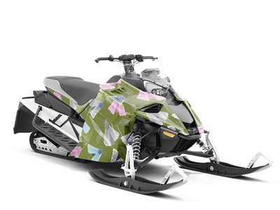Flutter Along Bug Custom Wrapped Snowmobile