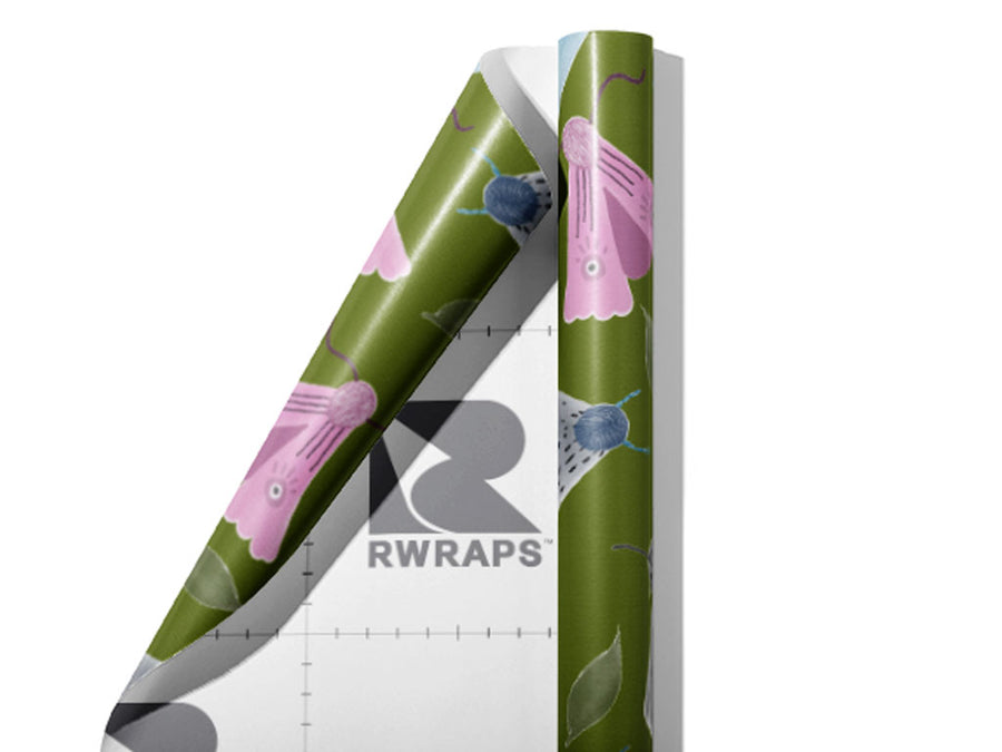 Flutter Along Bug Wrap Film Sheets~Rwraps Series 914 Flutter Along Bug Scrolled Sheet~3