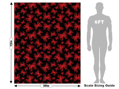 Fluttering Passion Bug Vehicle Wrap Scale~Rwraps Series 914 Fluttering Passion Bug Measurements~1