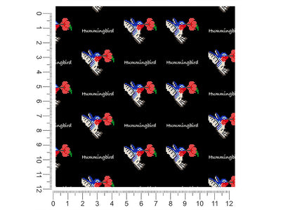 fluttering pixels bird 1ft x 1ft Craft Sheets