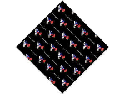 Fluttering Pixels Birds Vinyl Wrap Pattern