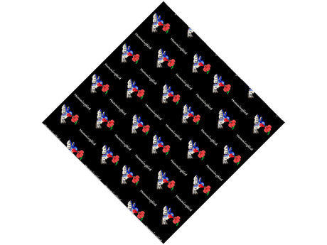 Fluttering Pixels Birds Vinyl Wrap Pattern