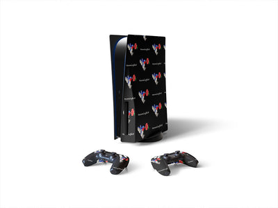 fluttering pixels bird Sony PS5 DIY Skin