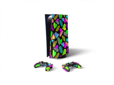 fly high heart Sony PS5 DIY Skin