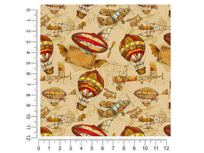 flying machines steampunk 1ft x 1ft Craft Sheets