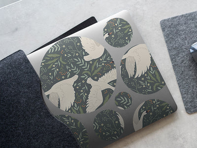 flying nobility bird DIY Laptop Stickers