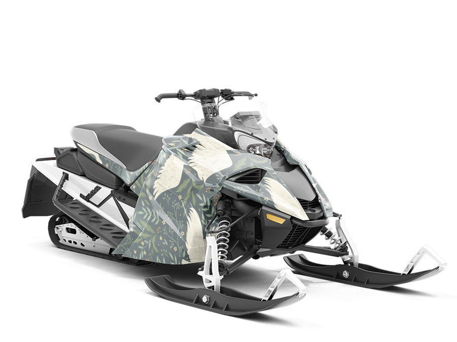 Flying Nobility Birds Custom Wrapped Snowmobile