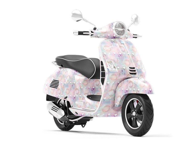 Flying Wonder Steampunk Vespa Scooter Wrap Film