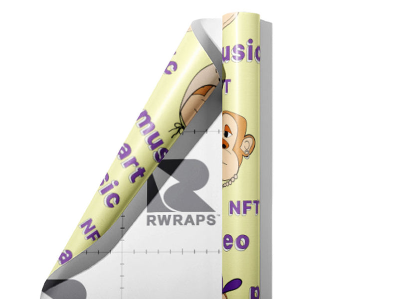 Focused Monkey Technology Wrap Film Sheets~Rwraps Series 914 Focused Monkey Technology Scrolled Sheet~4