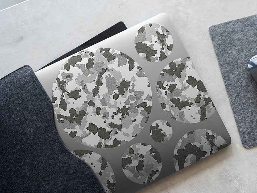 foggy woodland camouflage DIY Laptop Stickers